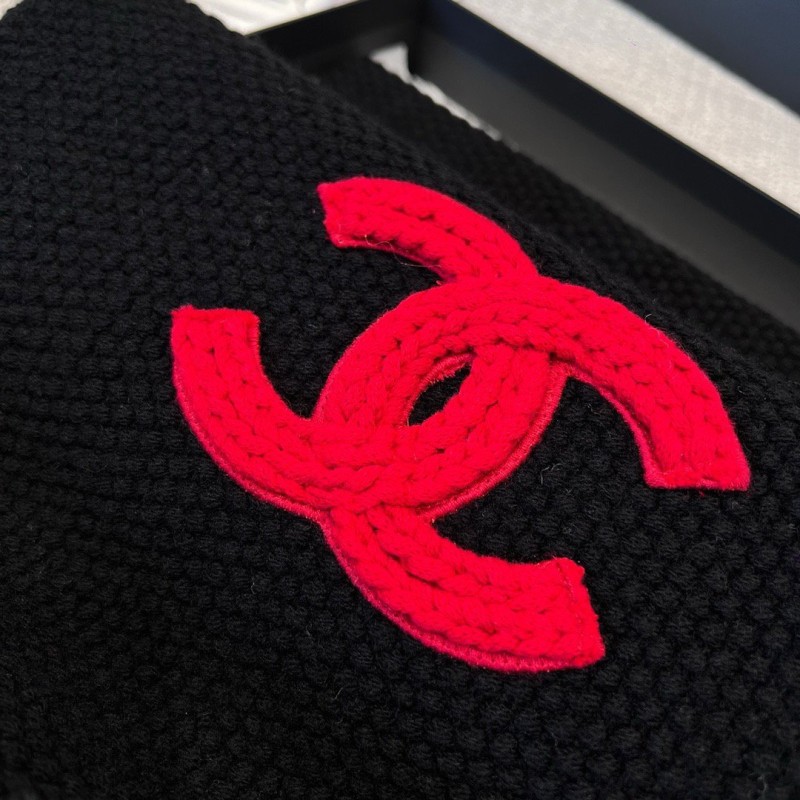 Chanel Long Scarf & Bennie Hat