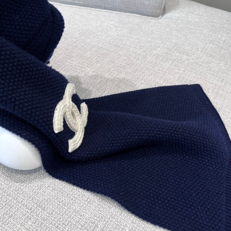 Chanel Long Scarf & Bennie Hat