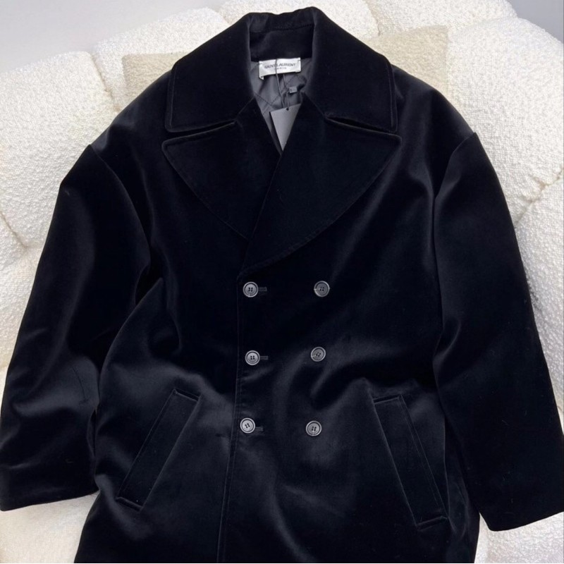 YSL Velvet Coat