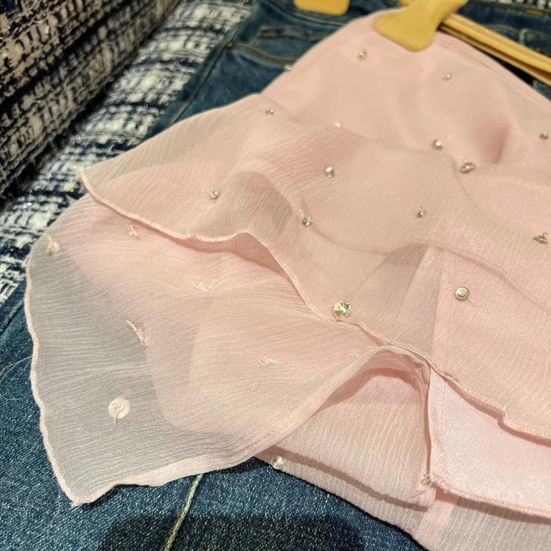 MiuMiu Sleeveless Shirt & Skirts Set