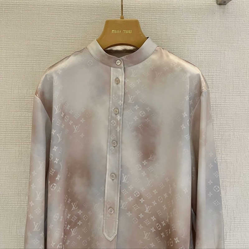 LV Long Sleeves Shirt & Skirts