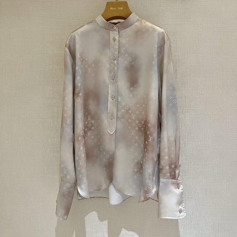 LV Long Sleeves Shirt & Skirts