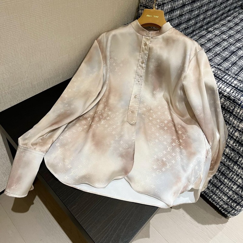 LV Long Sleeves Shirt & Skirts