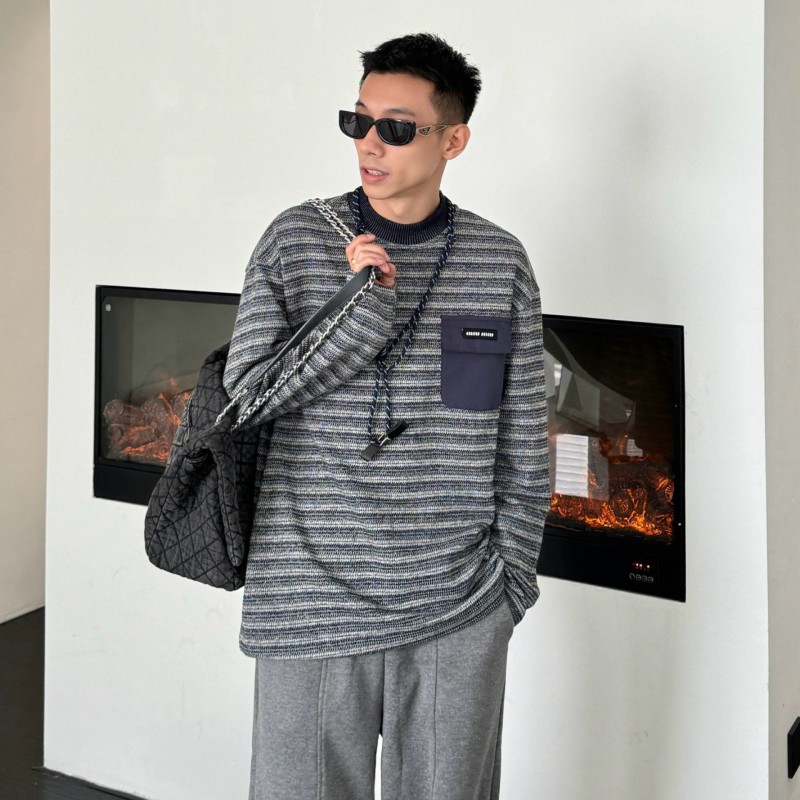 MiuMiu Unisex Long Sleeves Shirt