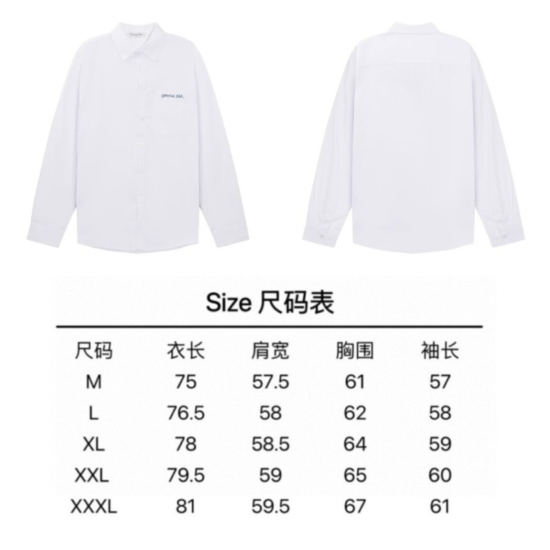 Dior Unisex Long Sleeves Shirt