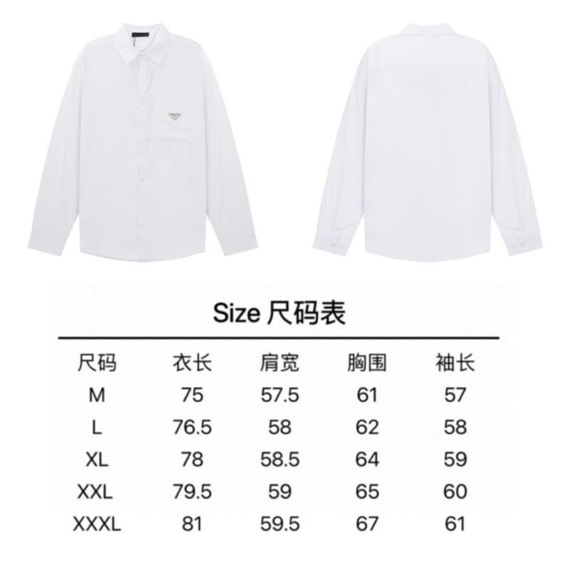 Prada Unisex Long Sleeves Shirt