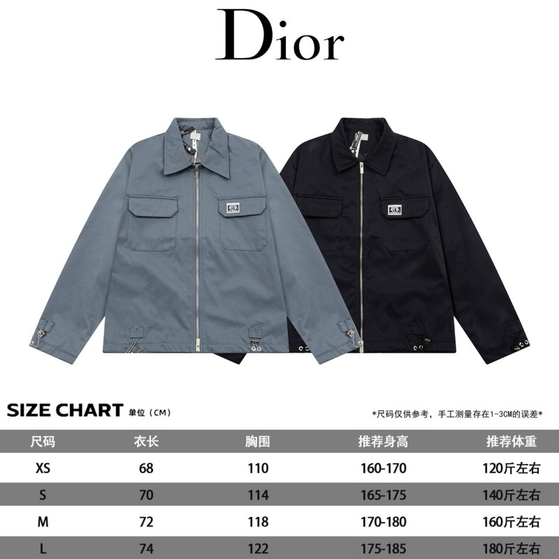 Dior Unisex Zipper Jacket