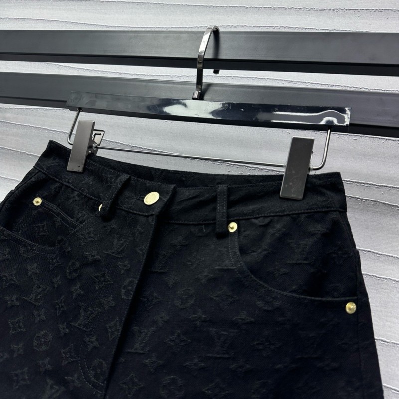 LV Denim Shorts