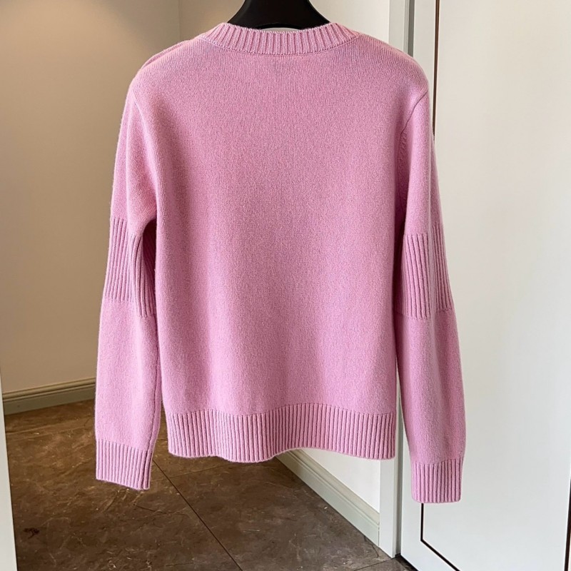 Chanel Cashmere Shoulder Buckle Sweater