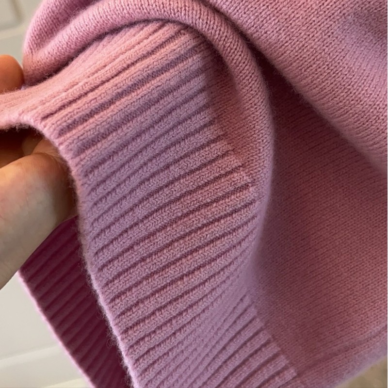 Chanel Cashmere Shoulder Buckle Sweater