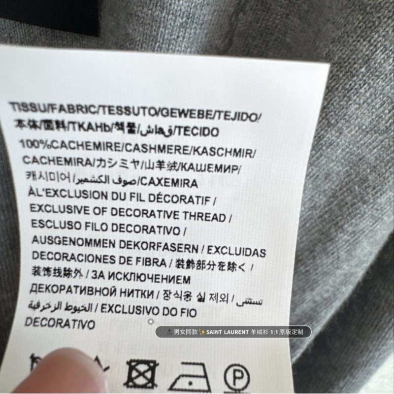 YSL Unisex Long Sleeves Tee