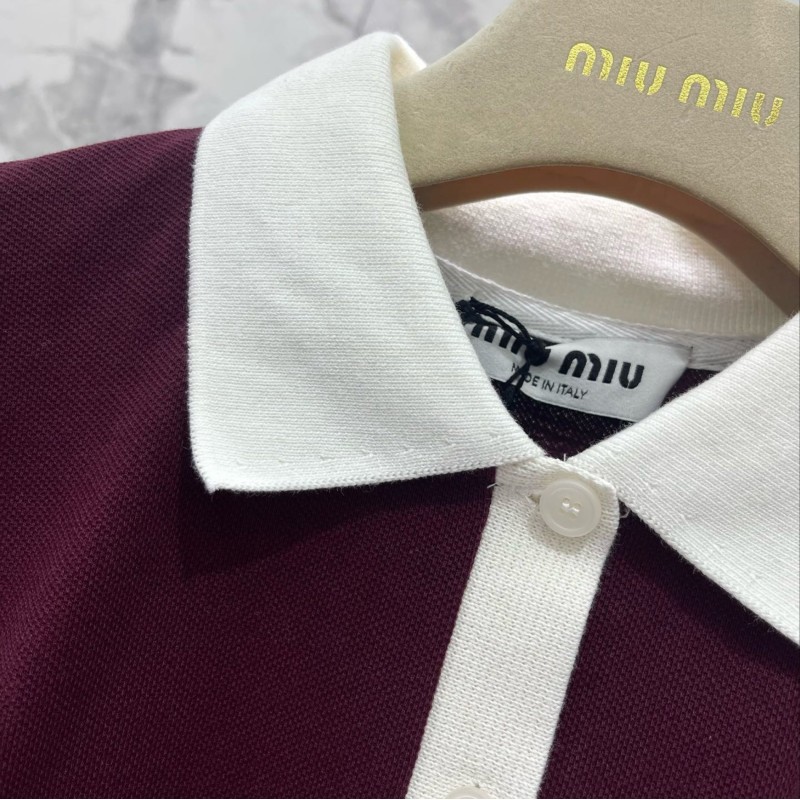 MiuMiu Long Sleeves Polo Tee