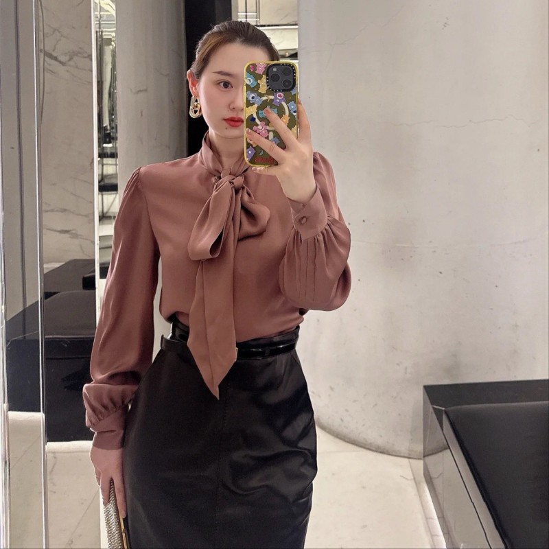 YSL Silk Long Sleeves Shirt