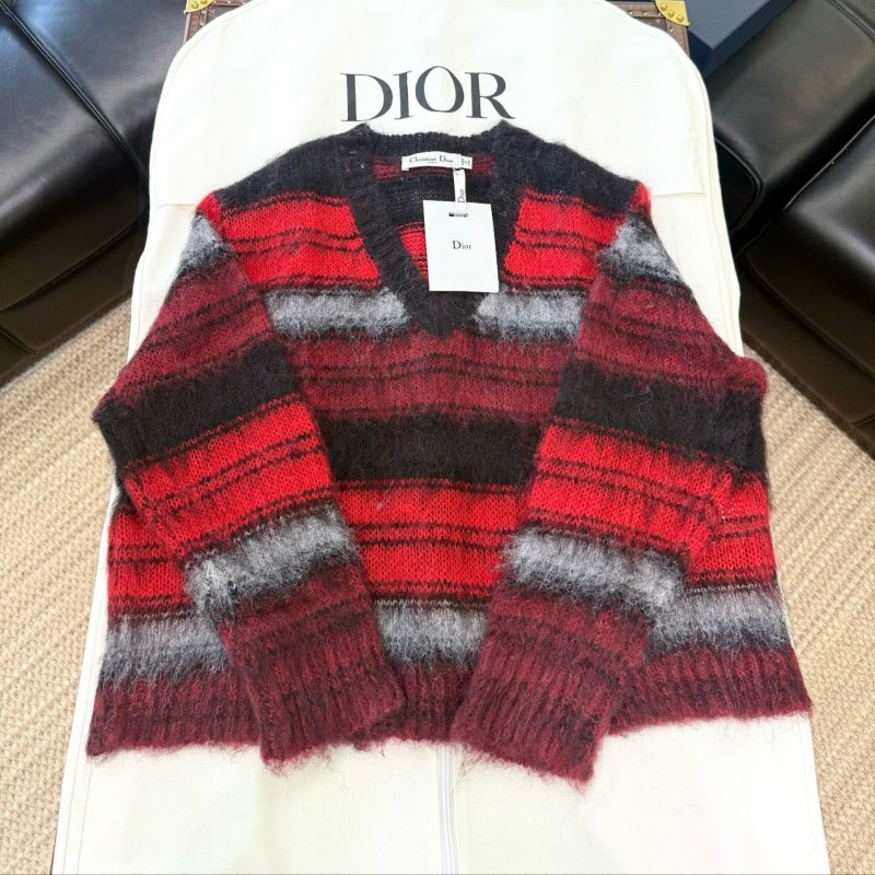 Dior Knit V Collar Shirt