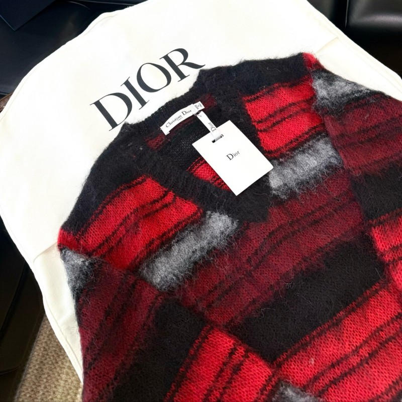 Dior Knit V Collar Shirt