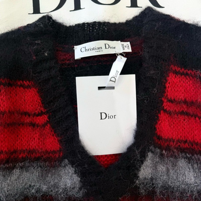 Dior Knit V Collar Shirt