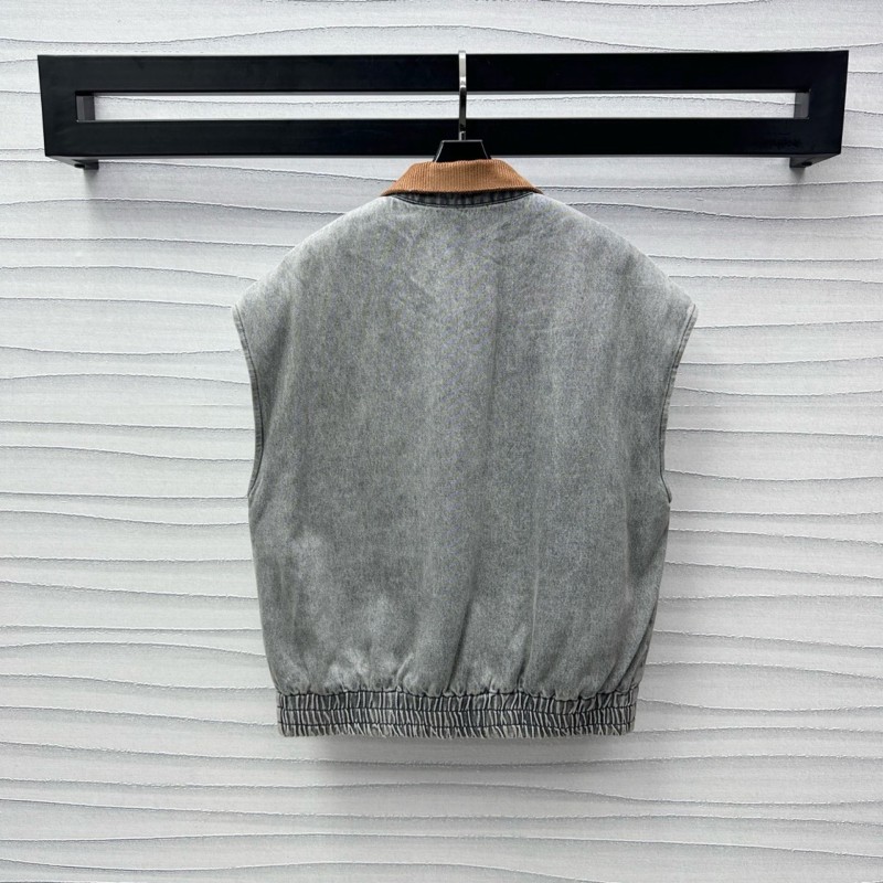 MiuMiu Denim Cotton Vest