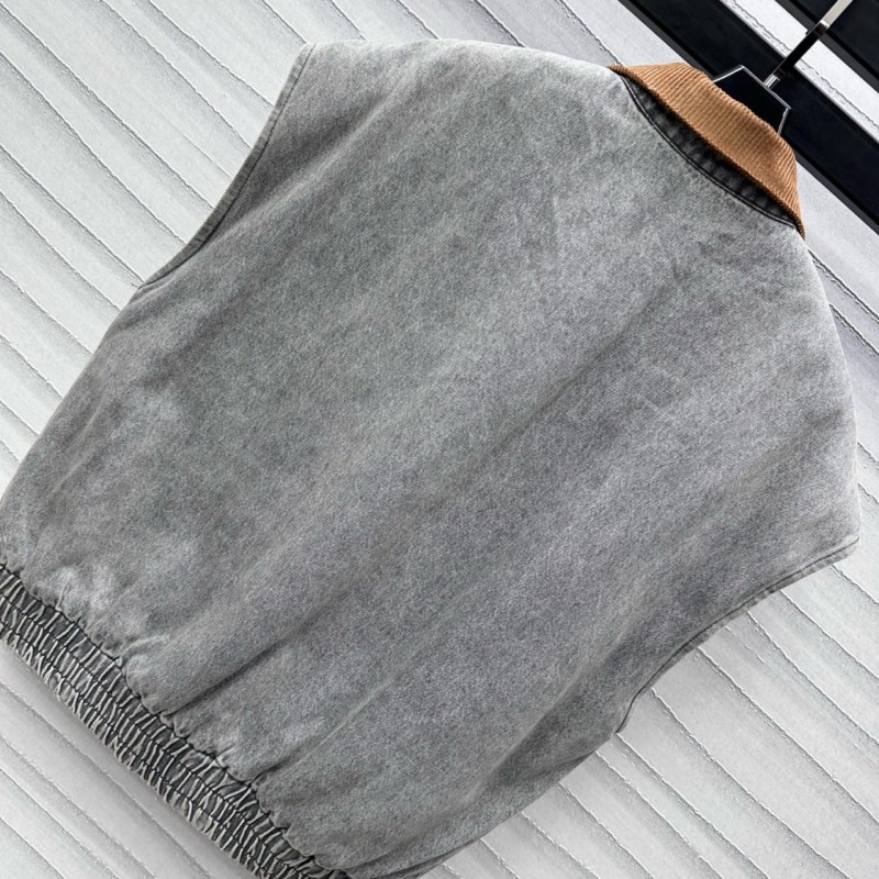 MiuMiu Denim Cotton Vest