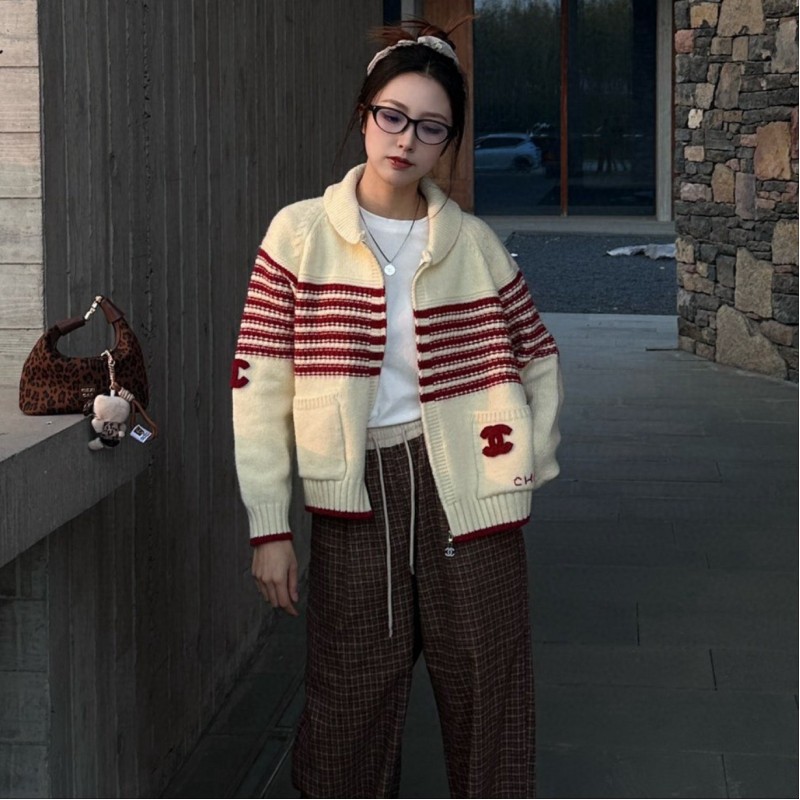 Chanel Zipper Cardigan