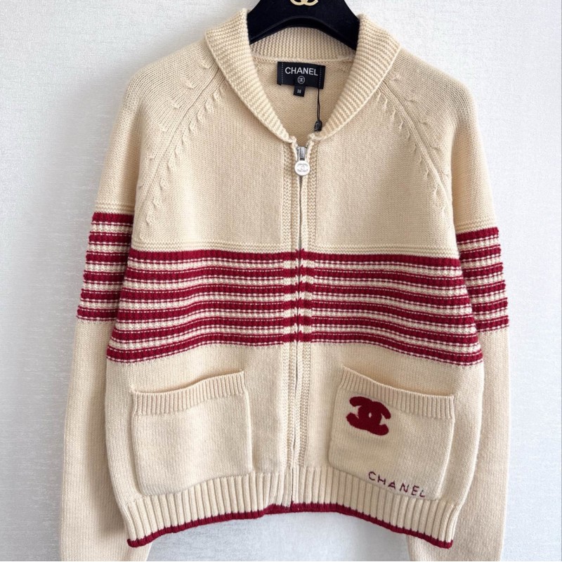 Chanel Zipper Cardigan