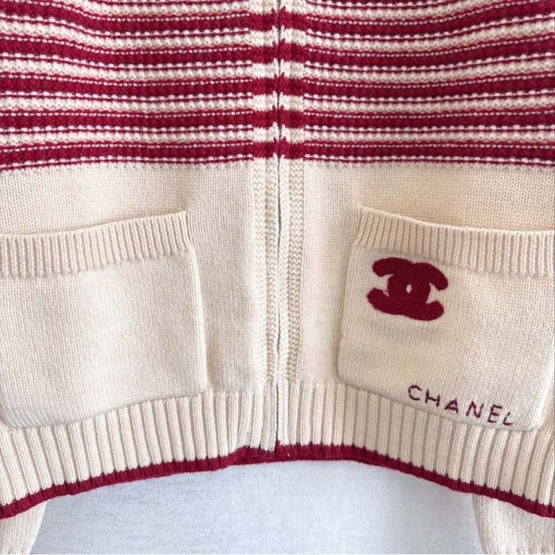 Chanel Zipper Cardigan