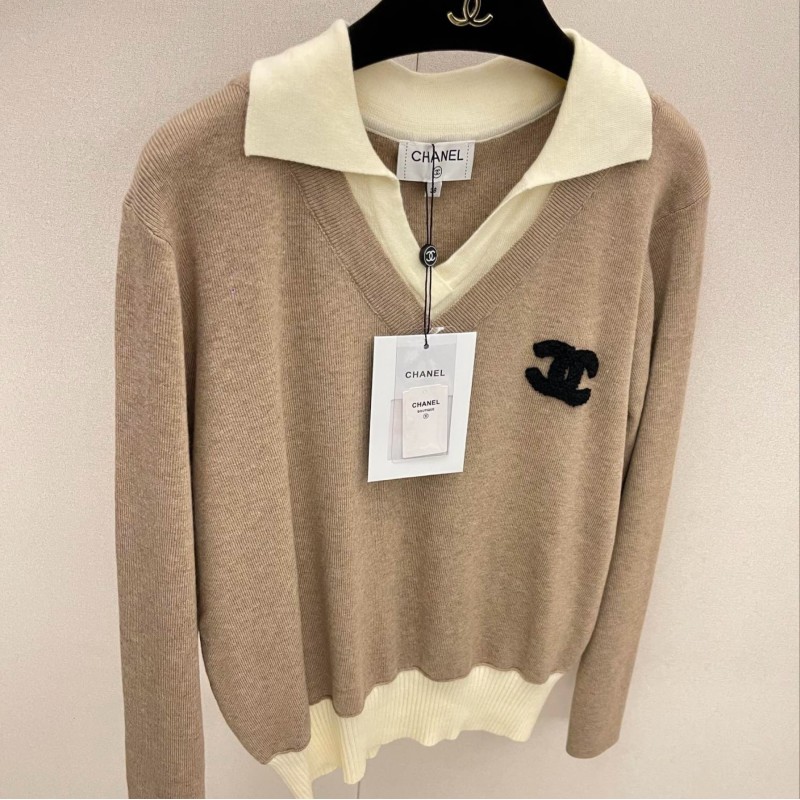 Chanel Cashmere Sweater & Sweatpants Set