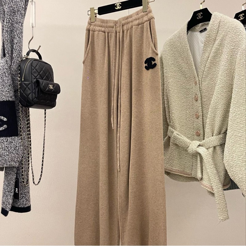 Chanel Cashmere Sweater & Sweatpants Set