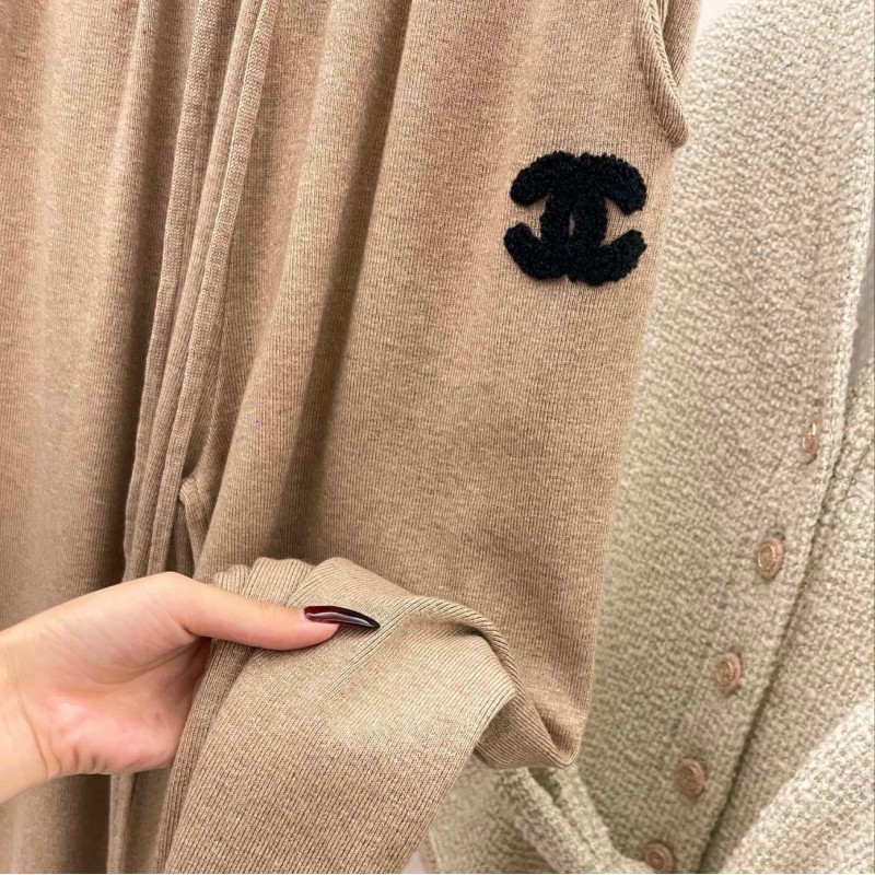 Chanel Cashmere Sweater & Sweatpants Set