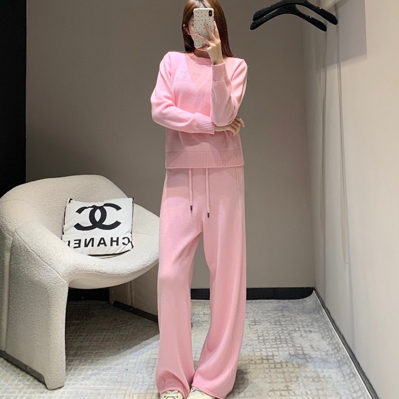 Chanel Wool Sweater & Pants Set