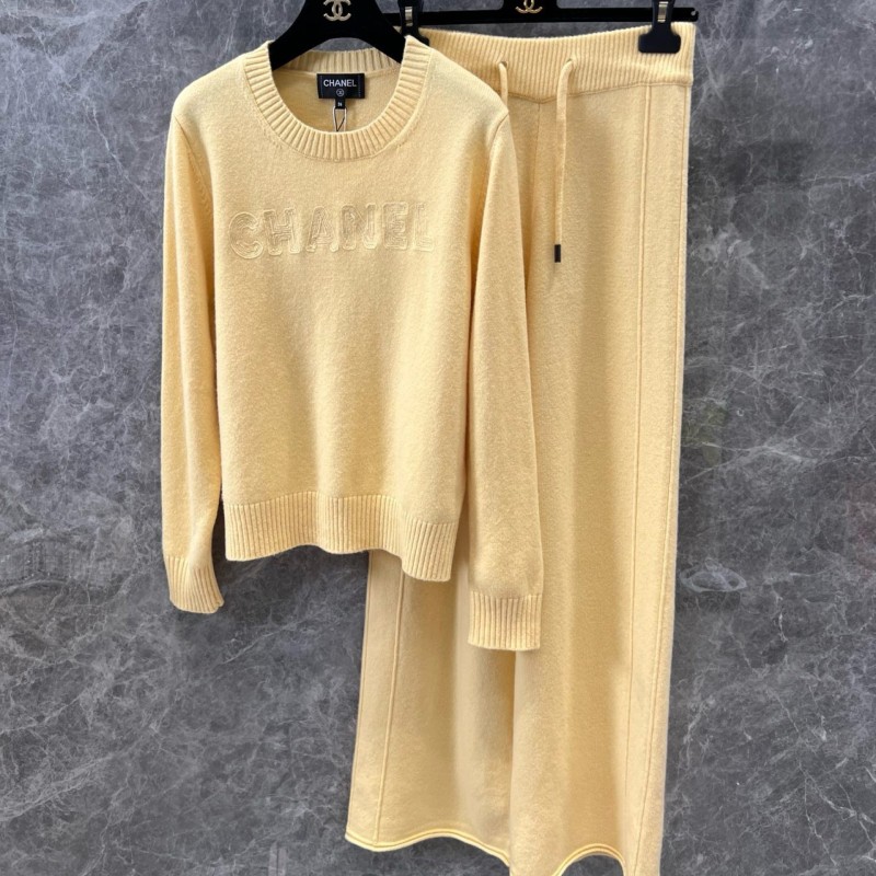 Chanel Wool Sweater & Pants Set