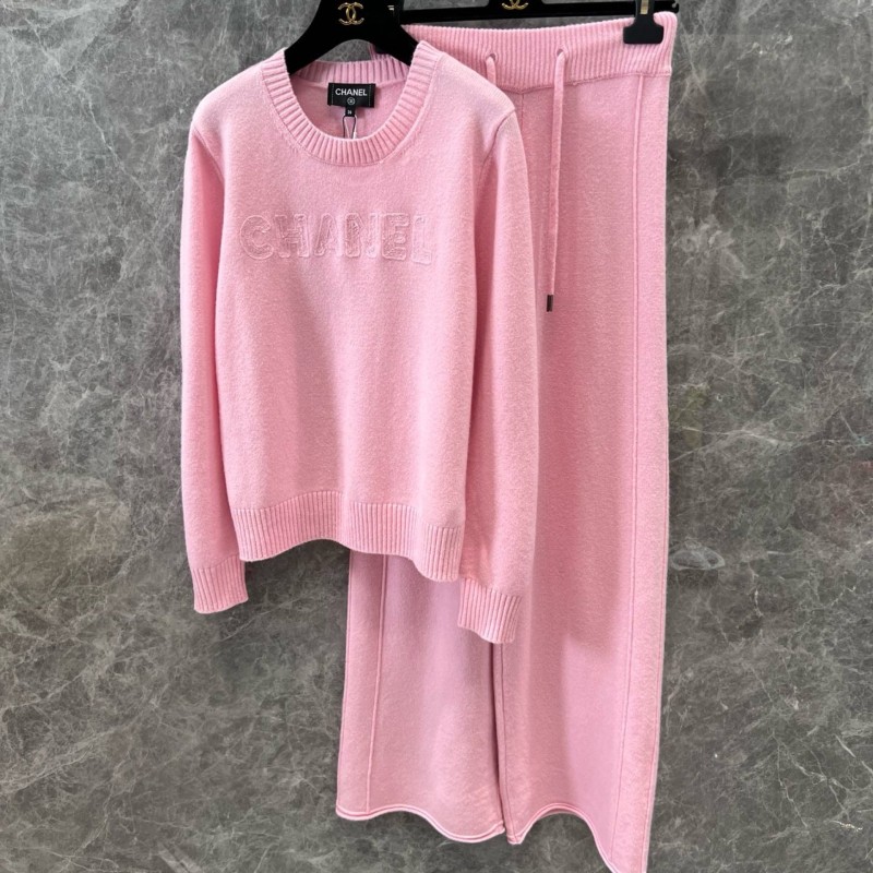 Chanel Wool Sweater & Pants Set
