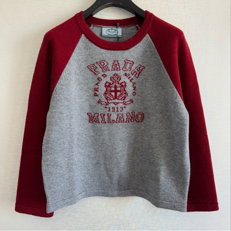 Prada Wool Long Sleeves Tee