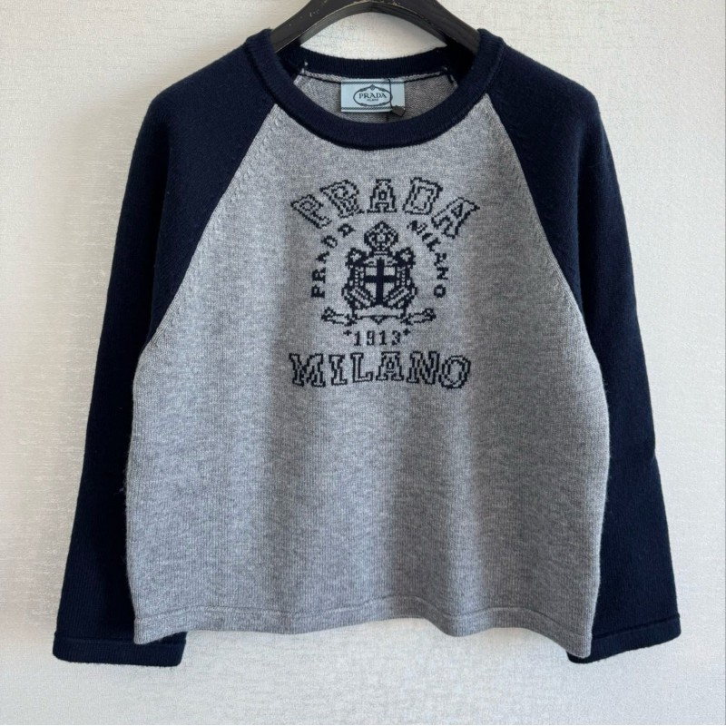 Prada Wool Long Sleeves Tee