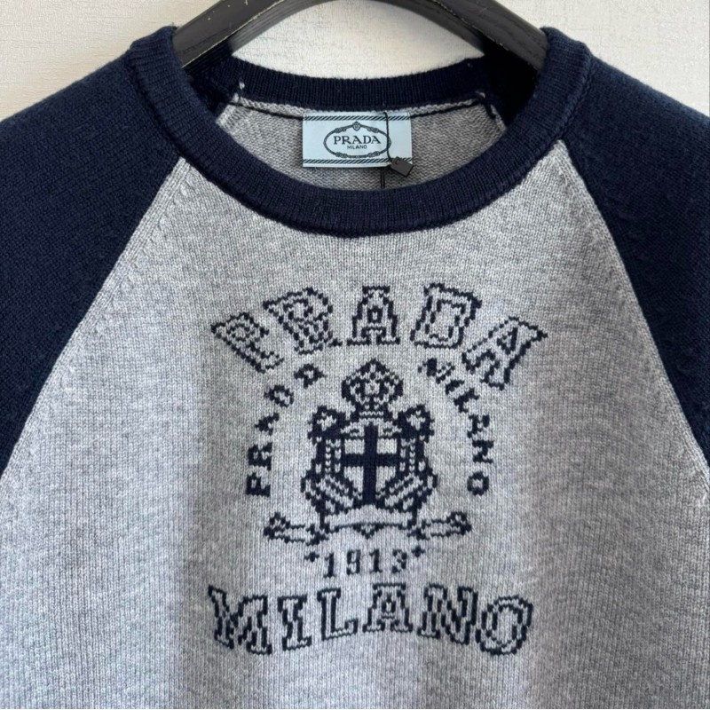 Prada Wool Long Sleeves Tee