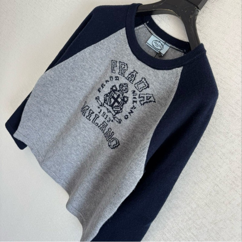 Prada Wool Long Sleeves Tee