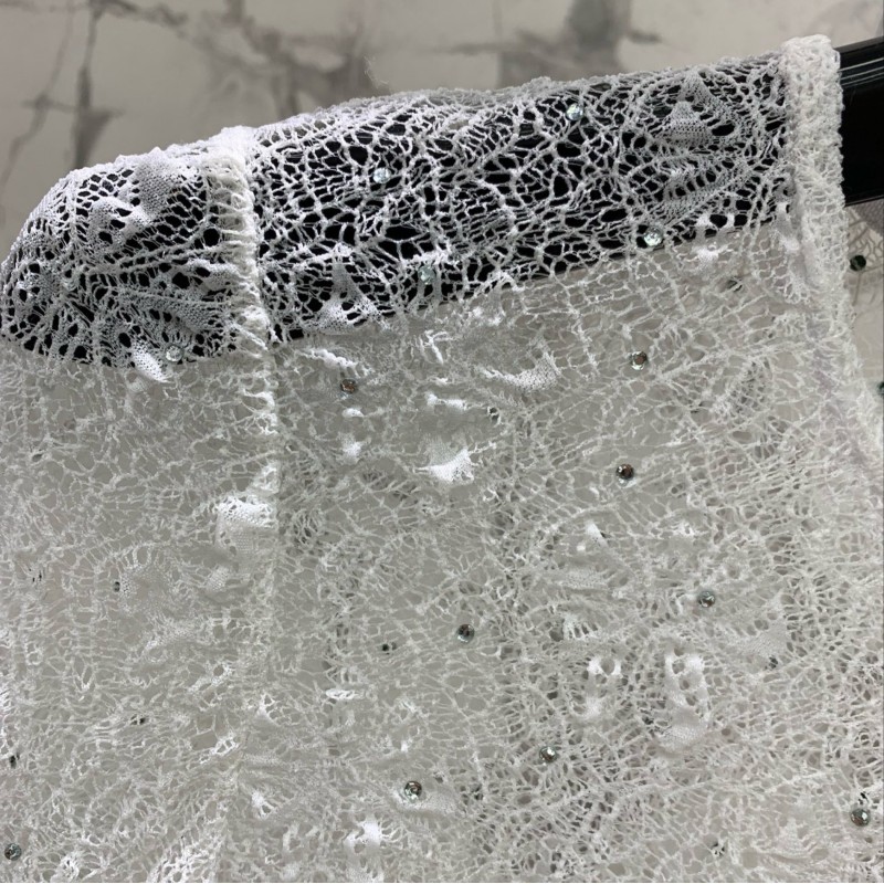 YSL Lace Long Sleeves Tee