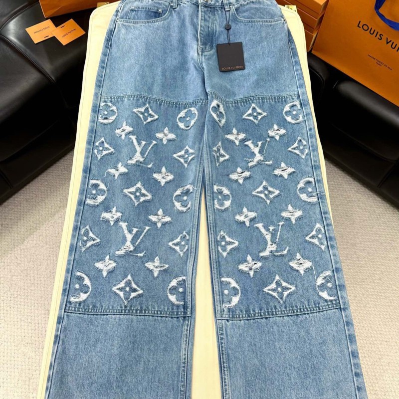 LV Unisex Demin Pants