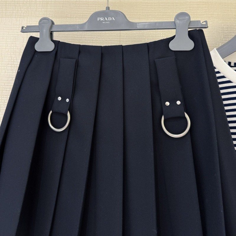 Prada Pleated Skirt 