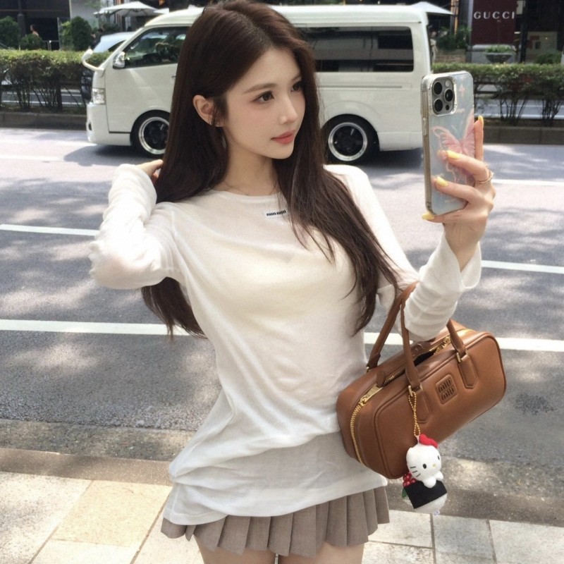 MiuMiu Long Sleeved Tee