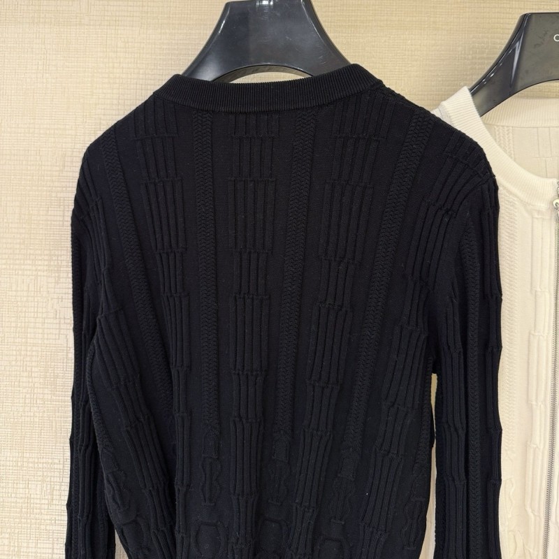 Hermes Zippered Cardigan