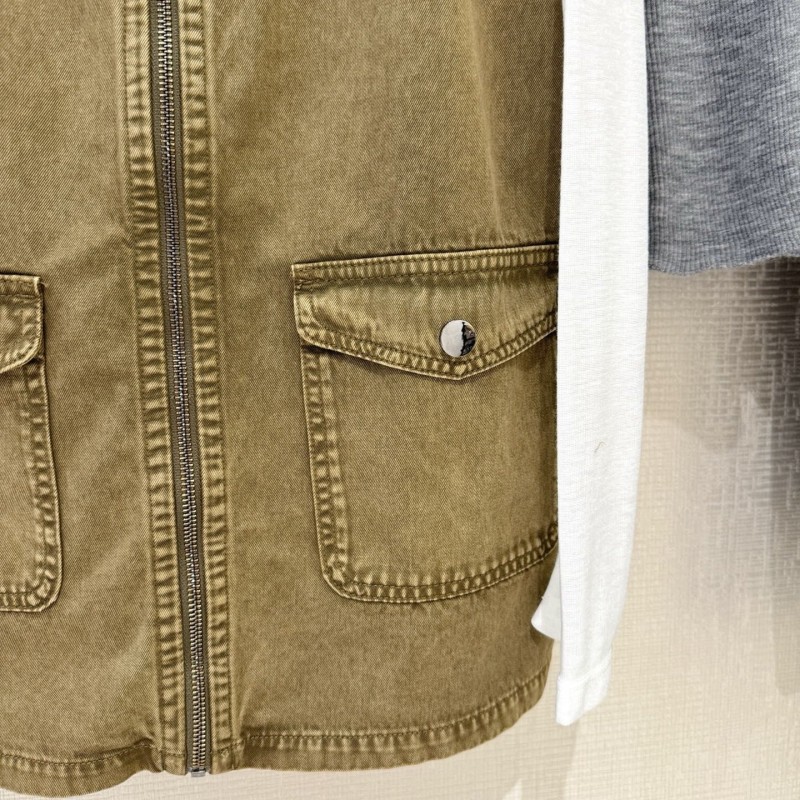 MiuMiu Denim Strap Skirt 