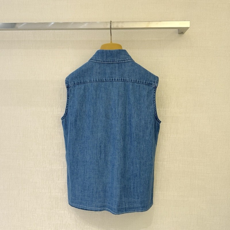 MiuMiu Denim Waistcoat 