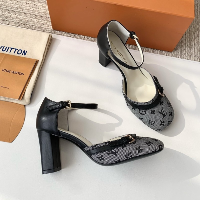 LV Heels Sandals