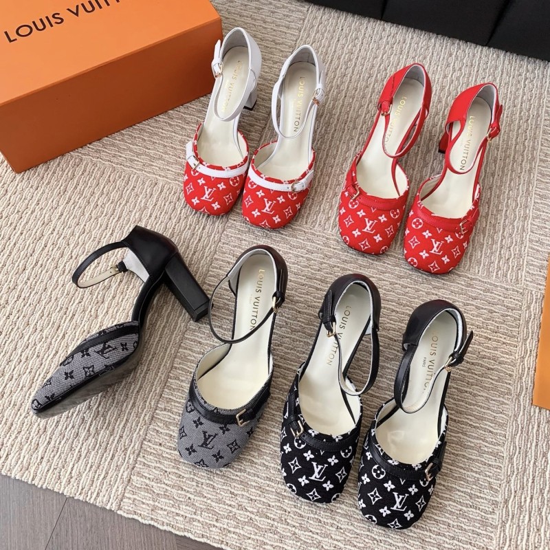 LV Heels Sandals