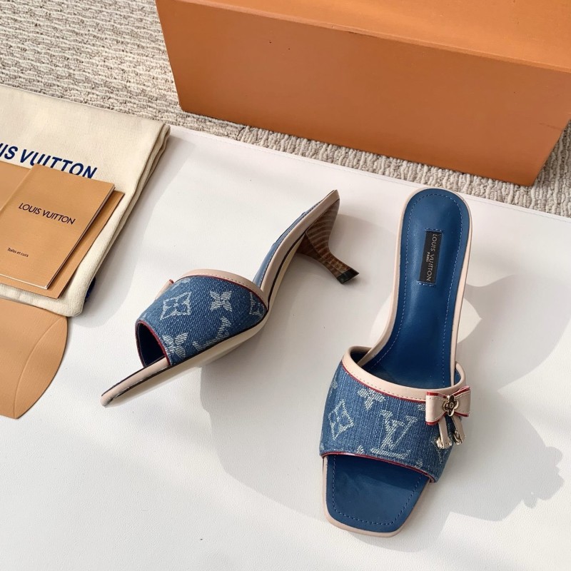 LV Heels Slippers