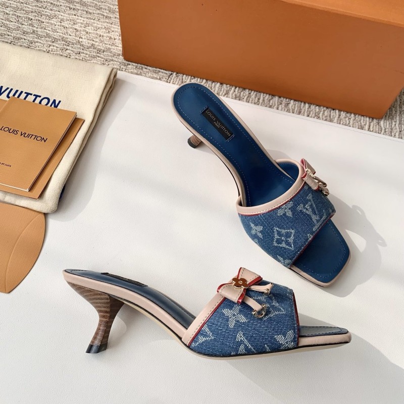 LV Heels Slippers