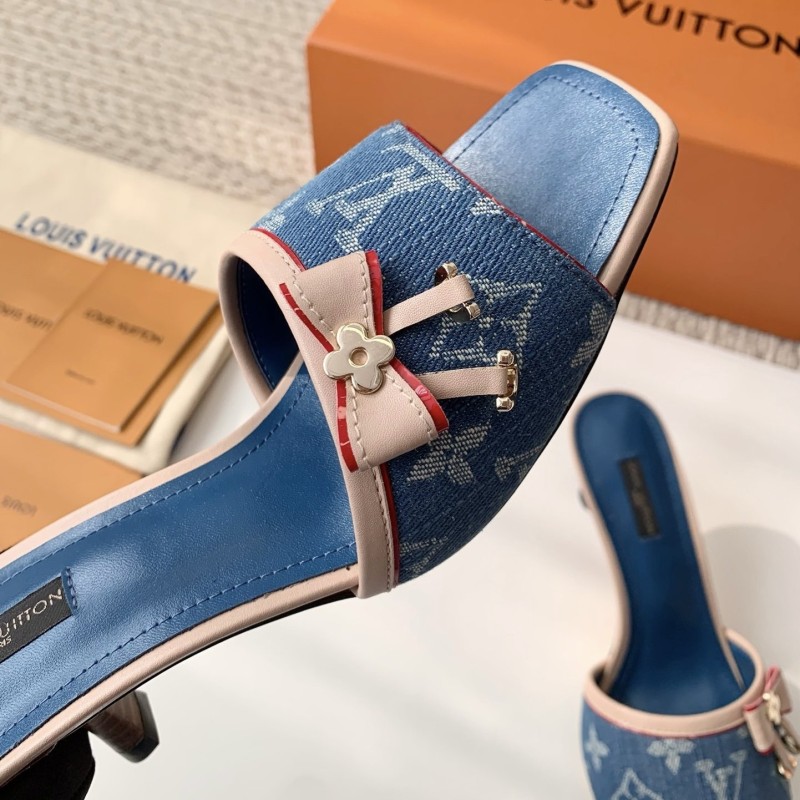 LV Heels Slippers
