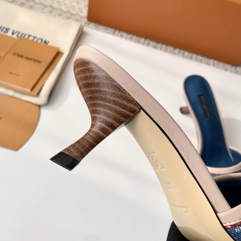 LV Heels Slippers