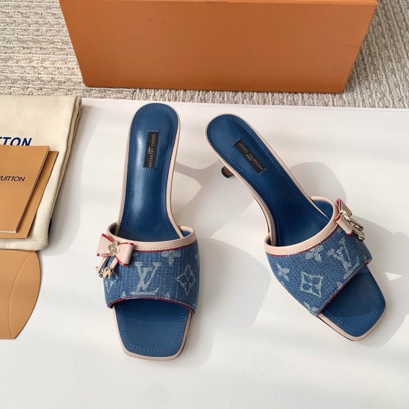LV Heels Slippers