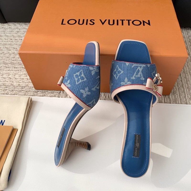 LV Heels Slippers